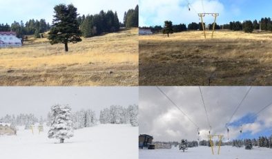 Beklenen kar yağışı olmadı, Uludağ’da kayak sezonu açılamadı
