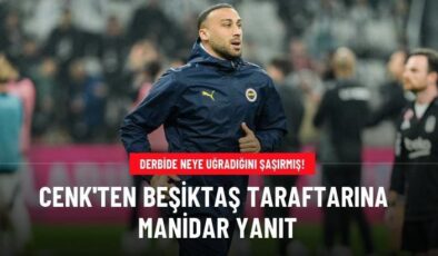 Cenk’ten Beşiktaş taraftarına manidar yanıt