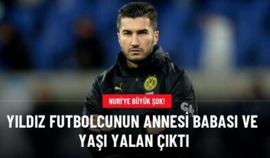 Yıldız futbolcunun annesi babası ve yaşı yalan çıktı