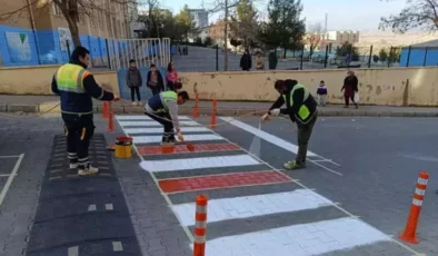 Mardin’de Okul Bölgelerinde Trafik Güvenliği Artırılıyor