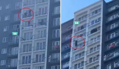 Kendini 26. kattan aşağı bıraktı